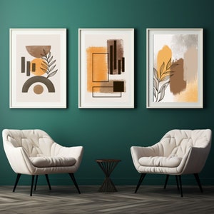 Boho Bliss Digital Wall Art Set - Set of 3 Bohemian Inspired Prints