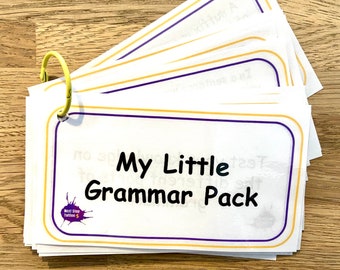 My Little Grammar Flashcards Pack