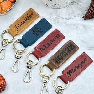 PERSONALIZED GIFT, Leather KEYCHAIN, Coordinates Key Chain, 3rd Anniversary Gift, Gift for Birthday, Keyfob, Best Gift