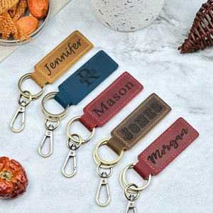 LLAVERO DE CUERO Personalizado, Llavero de Coordenadas, Fecha de Aniversario Grabada, Cumpleaños, Ubicación, Nombre de la Empresa, Llavero, Regalo Personalizado, 4 U