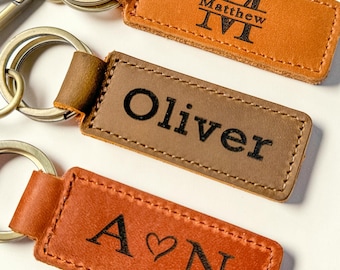 Personalized Tags, Diaper Bag Keychain, Booksack Tag, Backpack Label, Leather Key chain, Personalized Name for Bags, Luggage Tag, Engraved
