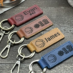 Basketball Keychain, Basketball Team Gifts, Basketball Senior Night Gifts, Personalized Basketball Gifts, End of Season, Basketball Banquet