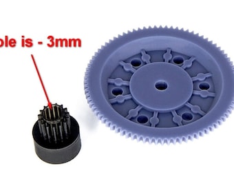 Juego de 2 engranajes para Grundig CN500 CN820 CN830 CN930 C2000 C2500 C4200 C4800