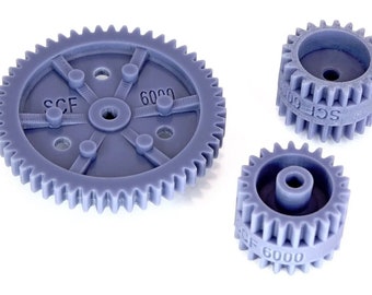 Juego de 3 engranajes para Grundig SCF6000 SCF6100 SCF6200 SCF40 MCF400 - agujero=2 mm