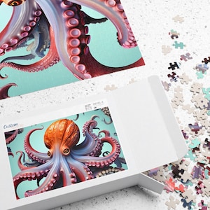 Octopus Jigsaw Puzzle: 1000 Piece Ocean Theme Puzzle