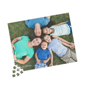 Personalized Photo Puzzle - Custom photo puzzle 1000 pieces - Custom Jigsaw Puzzle from your own picture- Gift for Mom (110, 252, 520, 1014)