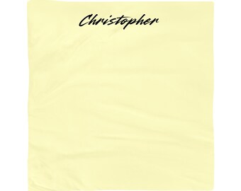 Personalized Lens Cleaning Cloth: 100% Poly Twill, Glasses Cleaner