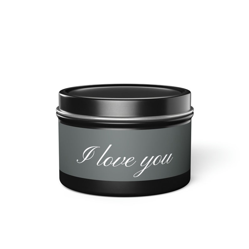 I Love You Tin Candle - Thumbnail 3