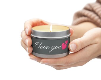 Vela de soja perfumada hecha a mano: vela de lata de aromaterapia con aromas a hojas perennes y café
