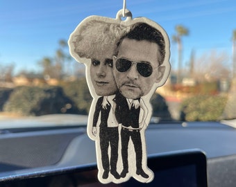 Depeche Mode Hand Drawn Toon Car Air Freshener | New Car Scent