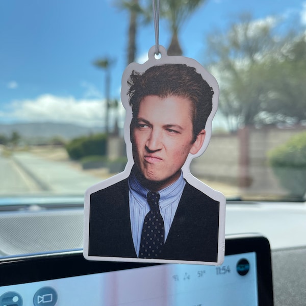 Miles Teller Car Air Freshener | New Car Scent