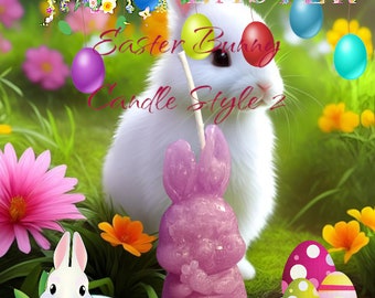Easter Bunny Candle Style 2