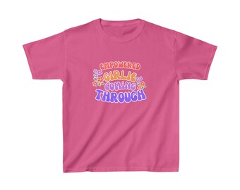 Kinder T-shirt Mädchen Blumen Girly T-Shirt für Sommer-Geschenk für Kinder Girly Fun Tee für Kinder Tshirt