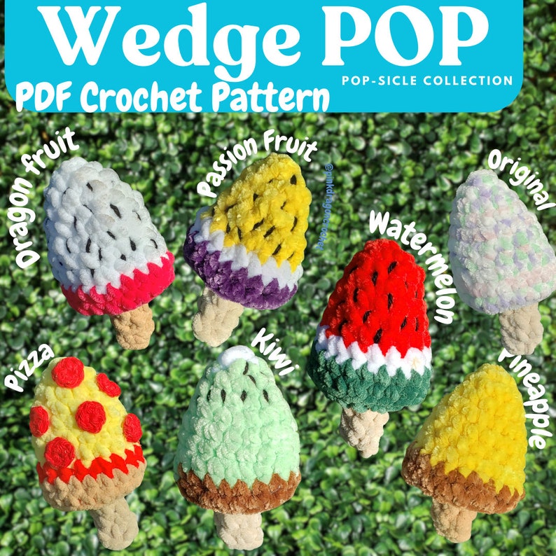 Wedge Pop-sicle Crochet Pattern - Etsy