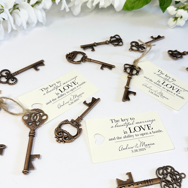 Wedding Name Tag Bottle Opener Etsy UK