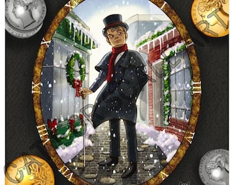 Ein Weihnachtslied-Kunstdruck (sechs zur Auswahl)