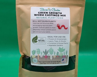 Green Growth Filtered Worm Castings Blend - 4 LB BAG