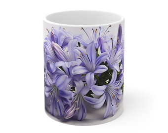 Agapanthus' Flower Mug - Etsy