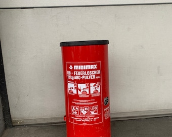 Wastepaper basket, trash can, umbrella stand, garbage container, fire extinguisher