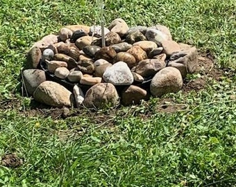 birdbath, fountain, fountain, Rhine gravel, solar