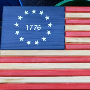 Betsy Ross 1776 American Flag CNC, Laser Engraving, Cricut