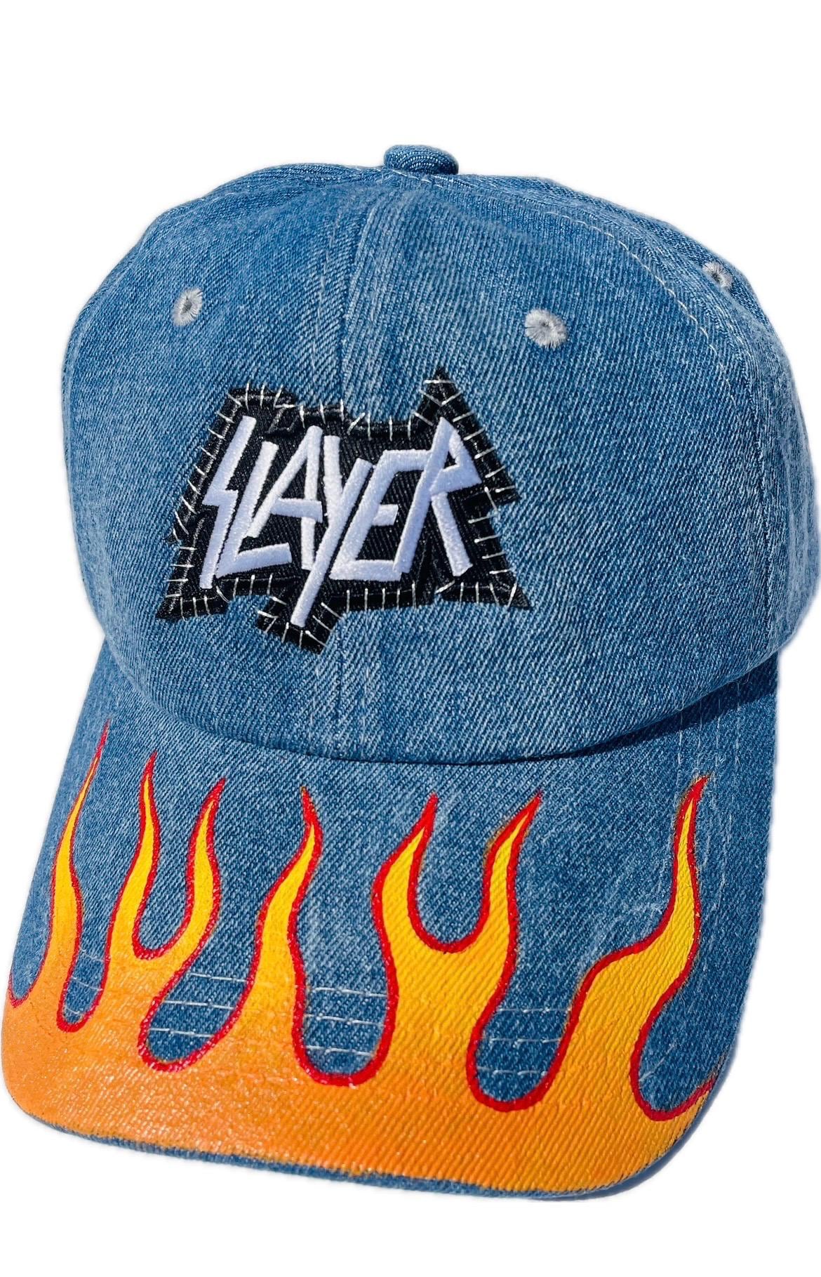 Slayer Custom Denim Baseball Cap