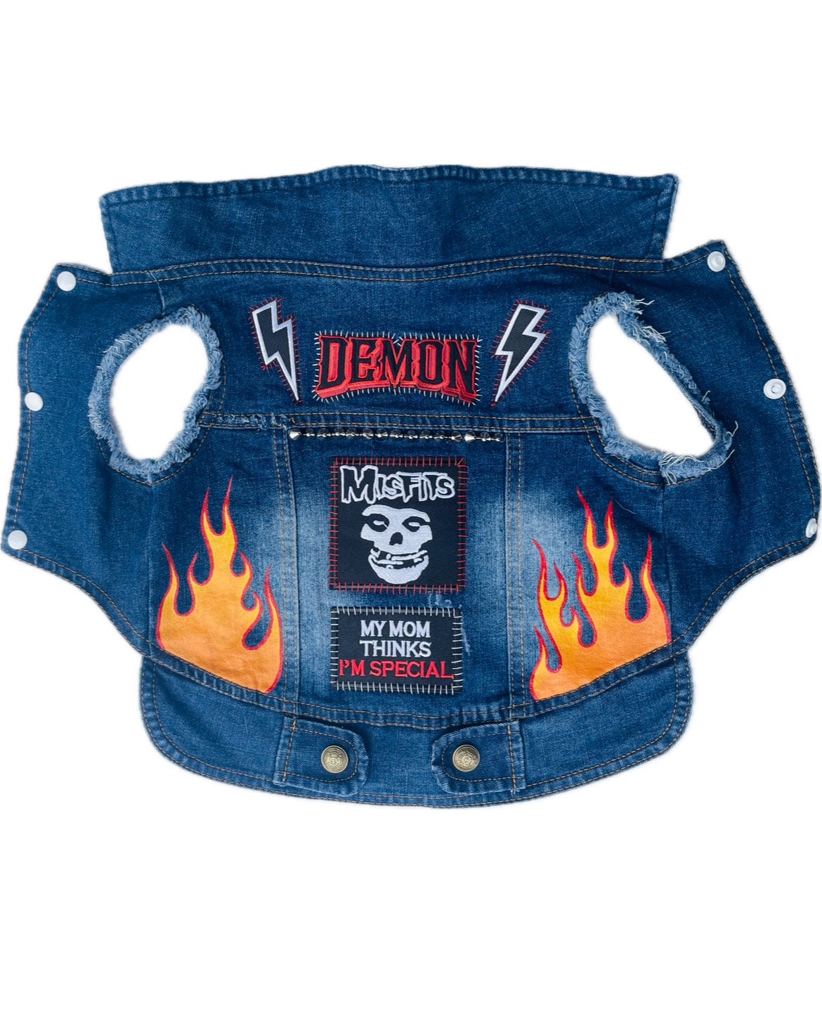 Dog punk vest deals