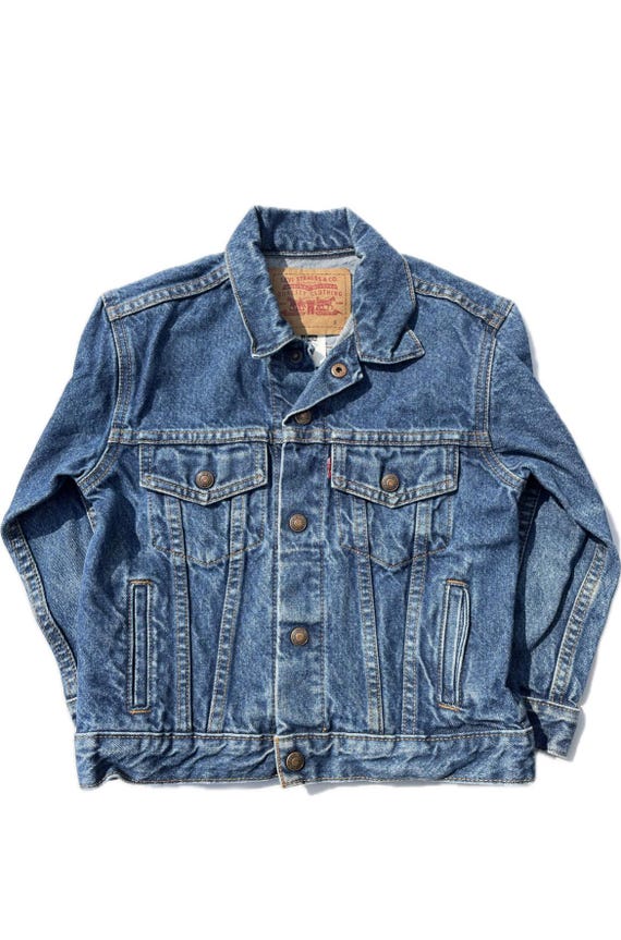Levi's Denim Jacket Youth Size 6 - Etsy