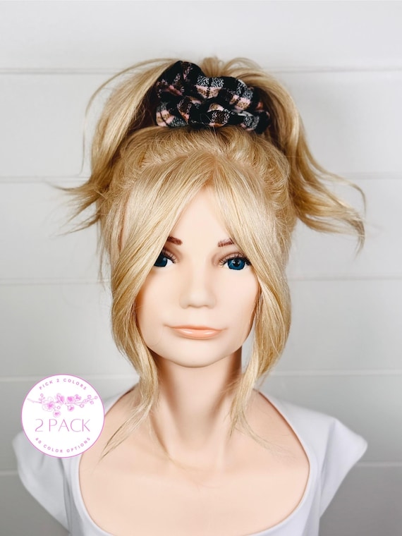 Fluffy Hair Scrunchies - Pick 2 Colors!