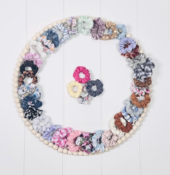Mini Hair Scrunchies - 60 Color Options!