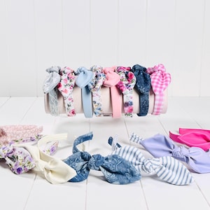 Wide Headbands with Extra Large Bow Accents for Women and Girls Trending Stylish Hair Accessories Minimalist Hair Style Cute Fabric Headband
