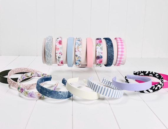 Wide Retro Headbands - 60 Color Options!