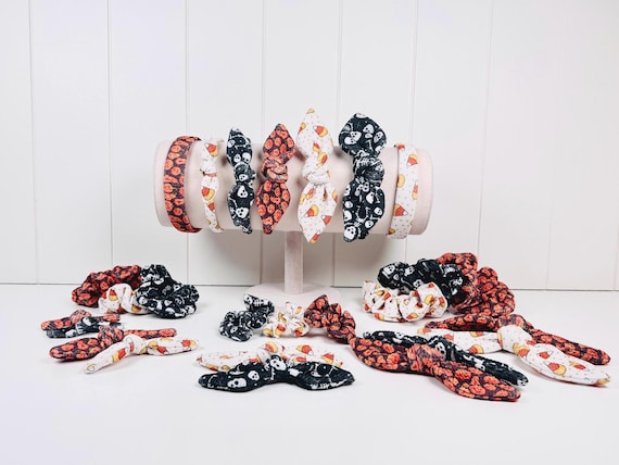 Halloween Hair Accessories - Headbands, Scrunchies, Hair Ties & Barrettes with Bows