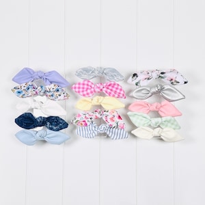 French Hair Barrette with Large Bow Hair Accessory for Girls & Women