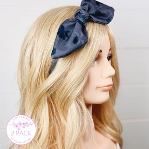 Skinny Headbands with Extra Large Bow Accents - Pick 2 Colors!