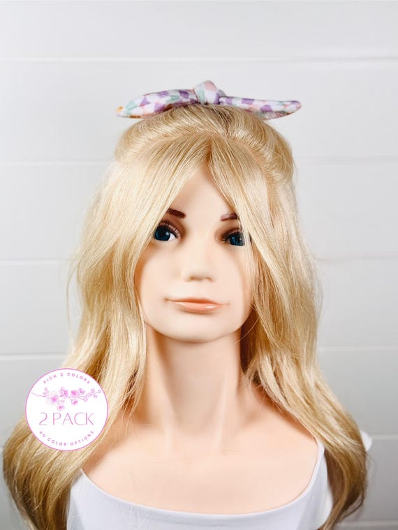 Mini Hair Ties with Large Bow Accents - Pick 2 Colors!