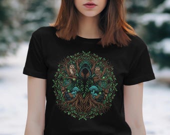 Camiseta Guardián del Bosque – Camiseta Mitología Espíritu del Bosque
