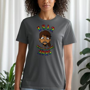 Minnow Club T-Shirt, Ocala Florida Stake 2025, Rainbow Numbers, Girl with Fish, Unique Gift Idea, Celebration Tee