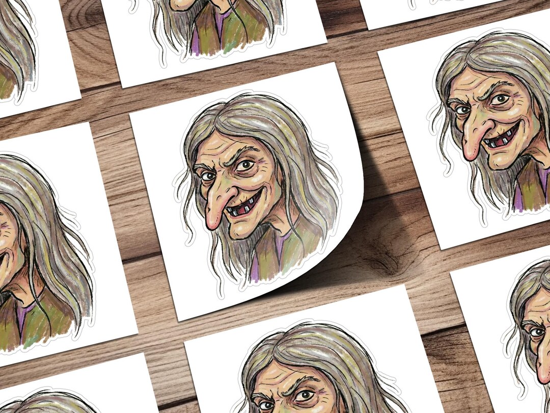Baba Yaga Sticker Pack | Slavic Witchcore Decals | Cottagecore ADHD Art ...