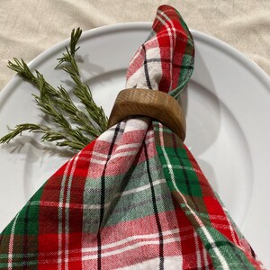 Uniquely Shaped Wood Napkin Rings