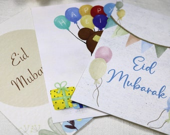 Eid cards set of 3