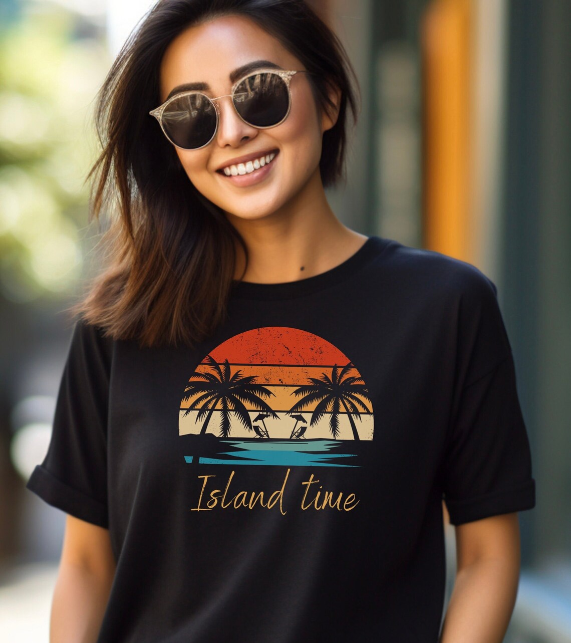 Island Time Tshirt tropical Island Tshirt Vacation Tshirt Caribbean