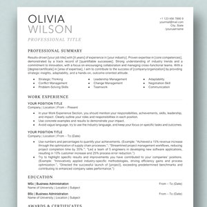 Plantilla de currículum profesional 2025 que incluye carta de presentación y plantilla de referencias. Destaca con un diseño de currículum moderno