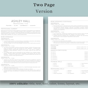 Professional 2025 Resume Template Incl Cover Letter Reference Il 300x300.5828307559 29hl 