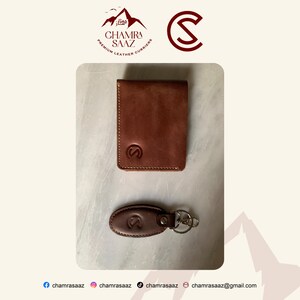 Volnerf lederen heren portemonnee-lederen portemonnee-reliëf portemonnee-vaderdagcadeau-slanke portemonnee-bruidsjonkers cadeau-gratis leren sleutelhanger