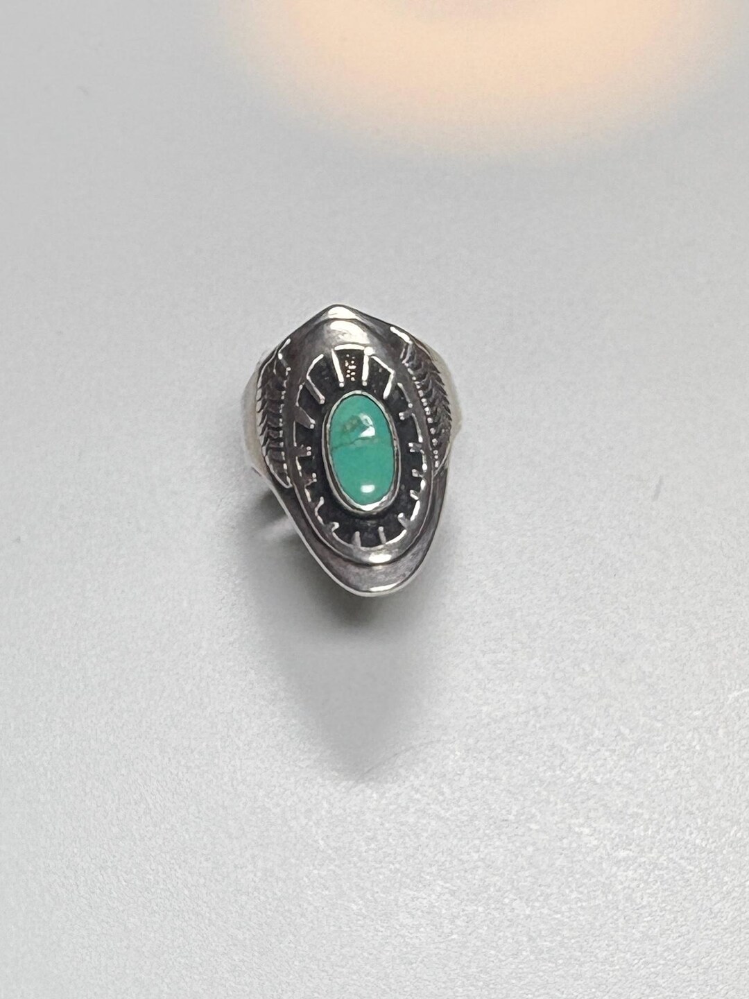 Ben Nighthorse Sterling Silver | Vintage Navajo Shield Ring | Size 10 ...