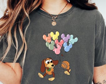 Camiseta para perro Comfort Colors® Slinky, camiseta de Toy Story, camiseta familiar de Disney, camiseta de Walt Disney World, regalo para amantes de los perros, camiseta para perro Slinky de Toy Story