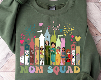 Disney Mom Sweatshirt, Disney Mom Squad Shirt, Mom Squad T-shirt, Disney Mom Vacation Shirt, Disney Shirt For Mom Tee, Disney Family Trip