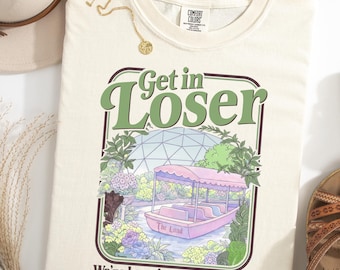 Comfort Colors® Retro Epcot The Land Shirt, Get In Loser Theme Park Tee, Epcot Shirt, Disney Group Vacation Tee, Matching Family Disney Tee