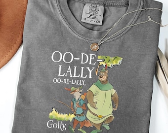 Comfort Colors® Disney Oo-De-Lally Robin Hood Little John Allan-a-Dale Tee, Golly What A Day Tee, Disney Trip Tee, Robin Hood Birthday Tee